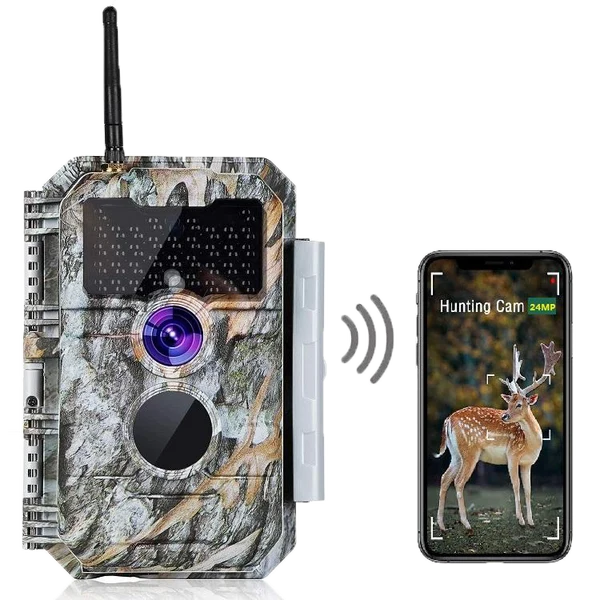 Plant Parent App Video - Wildkamera Wlan Fotofalle Jagdkamera Wildtierkamera 64MP