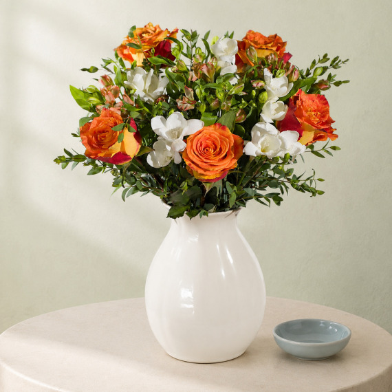 Orchid Phalaenopsis - Autumn Rose and Freesias