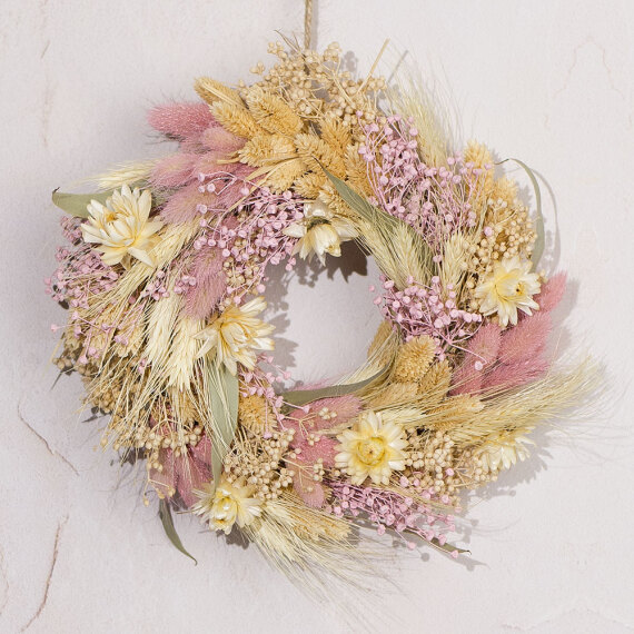 Orchid Phalaenopsis - Blossom Blush Dried Wreath
