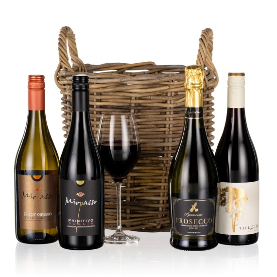 Orchid Phalaenopsis - Four Wines in Wicker