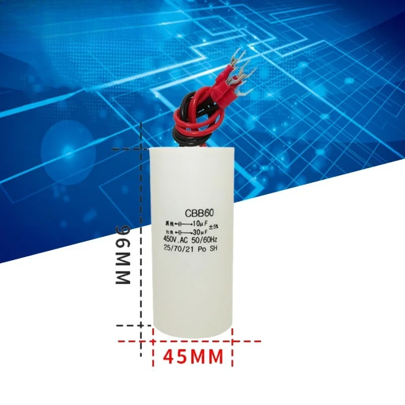 Plant Parent App Video - CBB60 450V 10UF+30UF 450VAC four wire