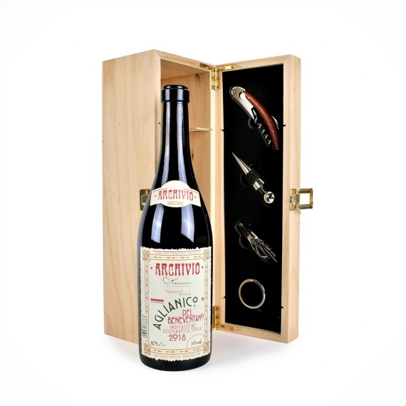 Orchid Phalaenopsis - Wine & Accessories Gift Box