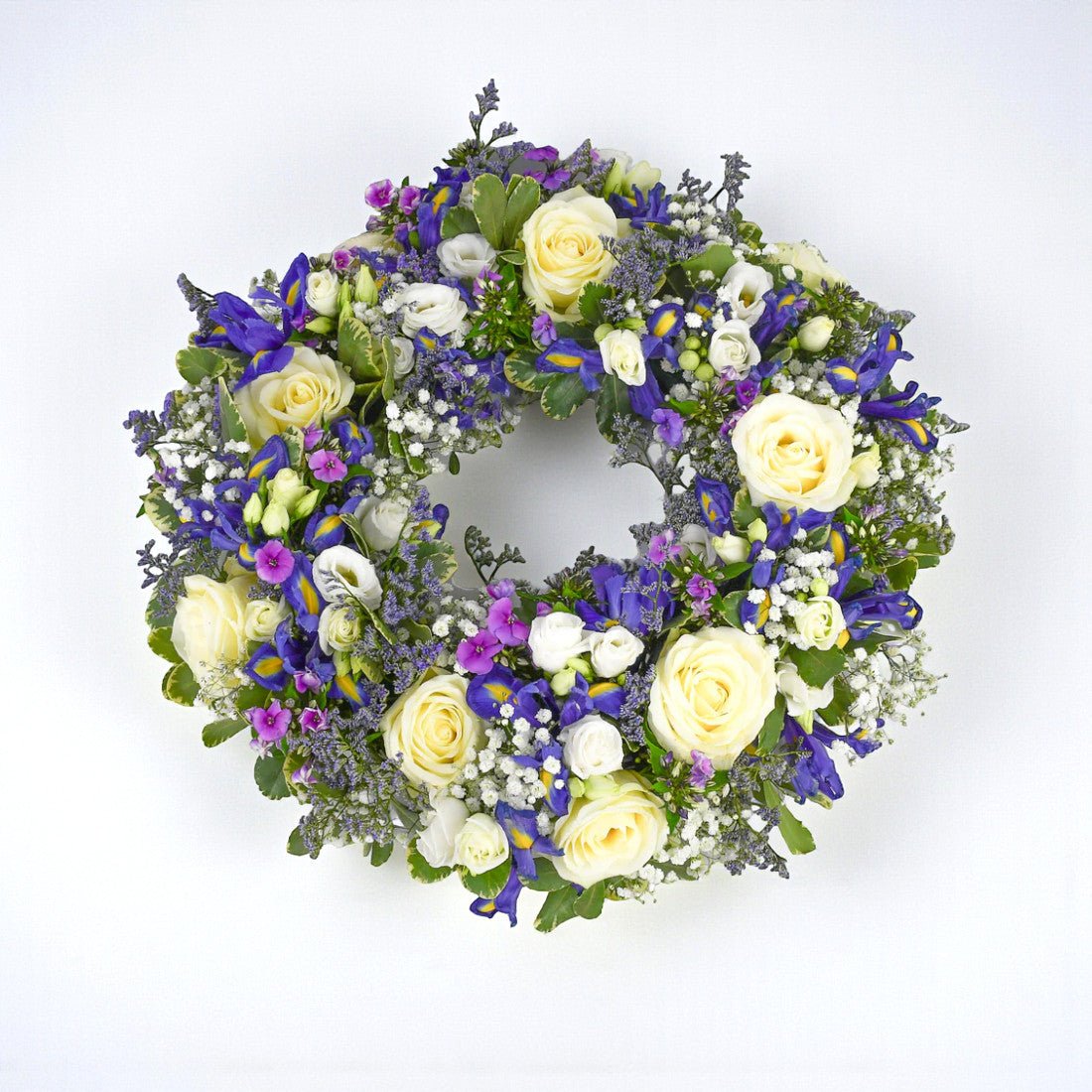 Purple and White Wreath - Plant Parent Definition review and price