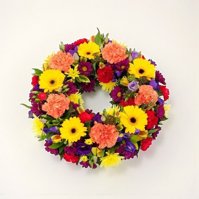 Bright and Vibrant Wreath - Plant Parent Definition review and price