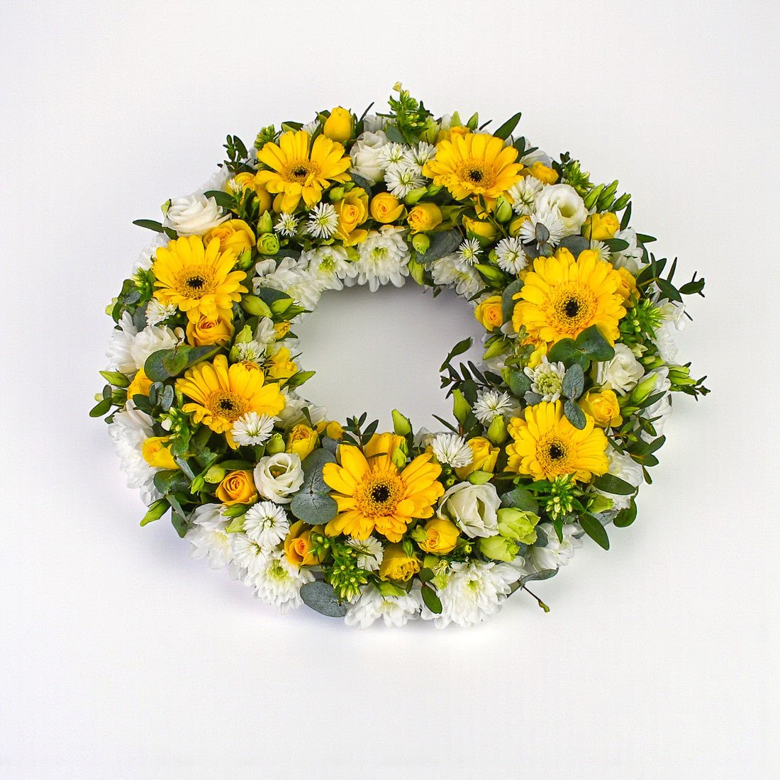 Yellow and White Wreath - Plant Parent Definition review and price